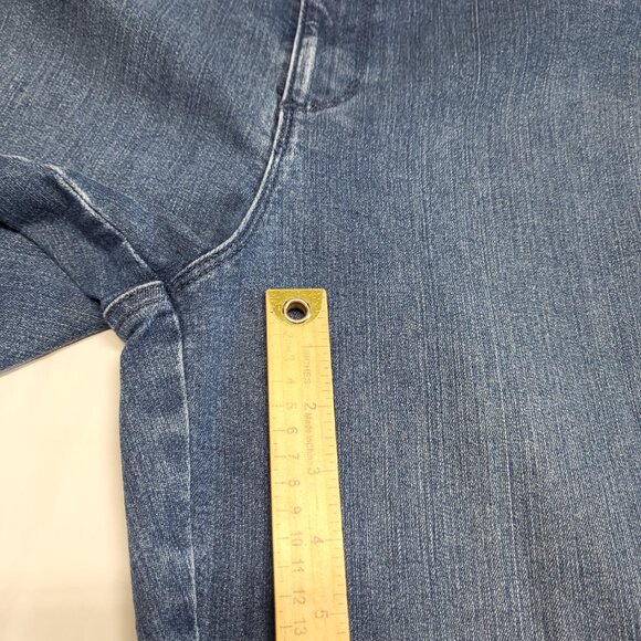 Gloria Vanderbilt Amanda Jeans Womens 16 Long High Rise Straight Leg 36 X 32 - Picture 13 of 16